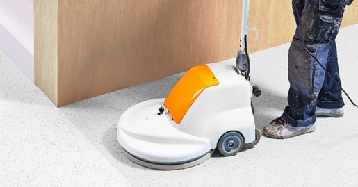 Duurzame ziekenhuisvloer dry-buffing-techniek